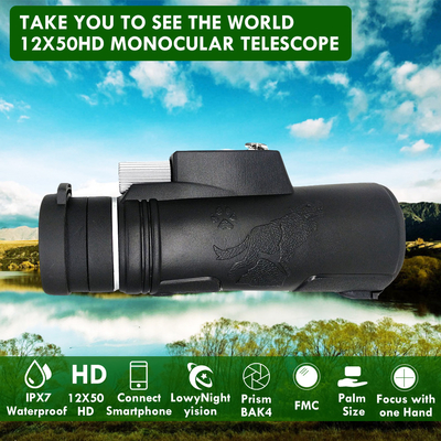 des Handy-10x42 Monocular HD Doppelfokus-Kompass Kamera-des Teleskop-