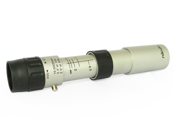 Tragbare Monocular Handhohe lineare Wiedergabe des teleskop-10-30x25