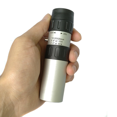 Tragbare Monocular Handhohe lineare Wiedergabe des teleskop-10-30x25
