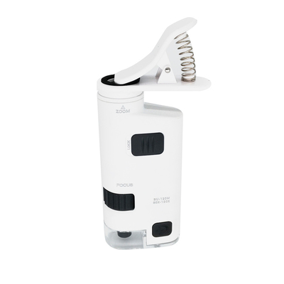Tasche 80x 120x LED beleuchtete Mikroskop des lauten Summens mit Aspheric Linse
