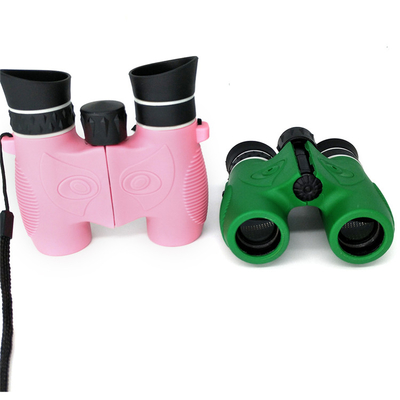 Optische Kinderferngläser des Prisma-Bak4, die rosa Ferngläser der stoßsichere Kinder 6x21