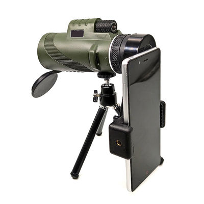 Monocular Telefon-Teleskop 12x50 überdachen natürlichen Anblick der hohen Qualität Bak4